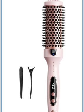 WAVYTALK Pink Ionic Hot Air Brush Styler